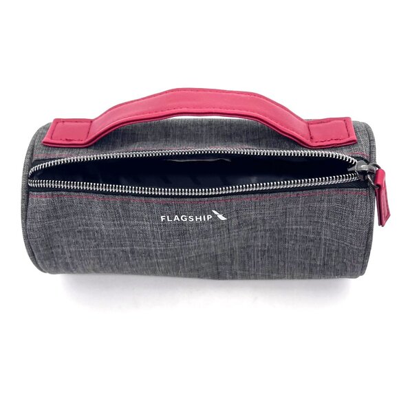 American Airlines Eagle Flagship Formia First Class Zipper Cylinder Travel Pouch - Picture 7 of 13